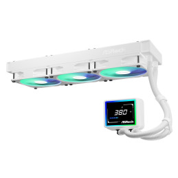 AIOCOOL Asrock Challenger White 360 Digital, ARGB, White, 360mm