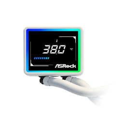 AIOCOOL Asrock Challenger White 240 Digital, ARGB, White, 240mm