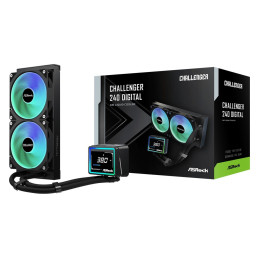 AIOCOOL Asrock Challenger 240 Digital, ARGB, 240mm