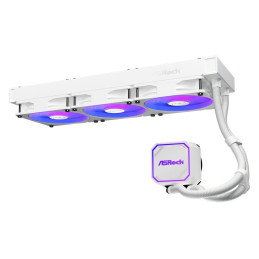 AIOCOOL Asrock Pro White 360 ARGB, White, 360mm