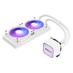 AIOCOOL Asrock Pro White 240 ARGB, White, 240mm
