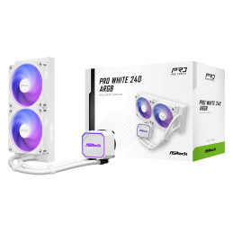 AIOCOOL Asrock Pro White 240 ARGB, White, 240mm