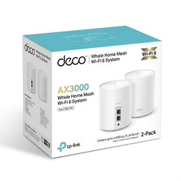 TP-link Deco X10 Dual-Band Wi-Fi 6 Mesh System AX1500, int., 2x1G, 2ks