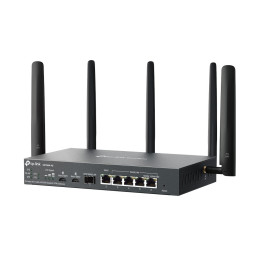 TP-link ER706W-4G Omada 4G+ Cat6 AX3000 Gigabit Wi-Fi VPN Router 1SFP WAN/LAN, 1G WAN, 4G WAN/LAN, 1x Nano SIM