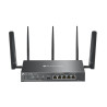 TP-link ER706WP-4G Omada 4G+ Cat6 AX3000 Gigabit Wi-Fi VPN Router 1SFP WAN/LAN, 1G WAN, 4G WAN/LAN (4x PoE+ 45W), 2x Nan