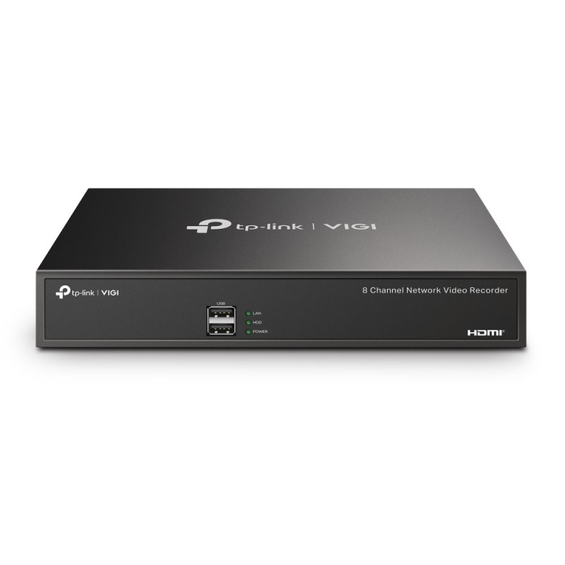 TP-link VIGI NVR1008H NVR, 8 kanálů, H.265+, 80Mbps, 1xSATA (10TB), Audio, 2xUSB 2.0, HDMI, VGA