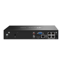 TP-link VIGI NVR1004H-4P PoE NVR, 4 kanály, 80Mbps, 4PoE+ (53W), 1xSATA (10TB), Audio, 2xUSB 2.0, HDMI, VGA