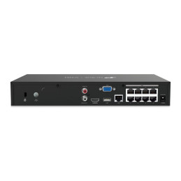 TP-link VIGI NVR1008H-8MP PoE NVR, 8 kanálů, H.265+, 80Mbps, 8PoE+ (113W), 1xSATA (10TB), Audio, 2xUSB 2.0, HDMI, VGA