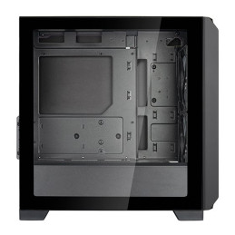 SilverStone FARA 312Z - Micro-ATX skříň, 2x RGB větráky v balení, podpora až 280mm radiátoru, tvrzené sklo, černý