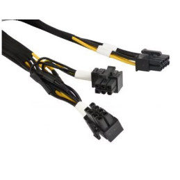 SUPERMICRO 16pin (12VHPWR 2x6+4S) to McHi 2x4Y,PH3.0,30cm,6.25A/p,16NO,RoHS (pro H100) GPU Power Cable