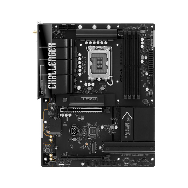 MB Asrock B860 CHALLENGER WIFI /LGA1851/4xDDR5/M.2/W7+BT5.4/HDMI/ATX