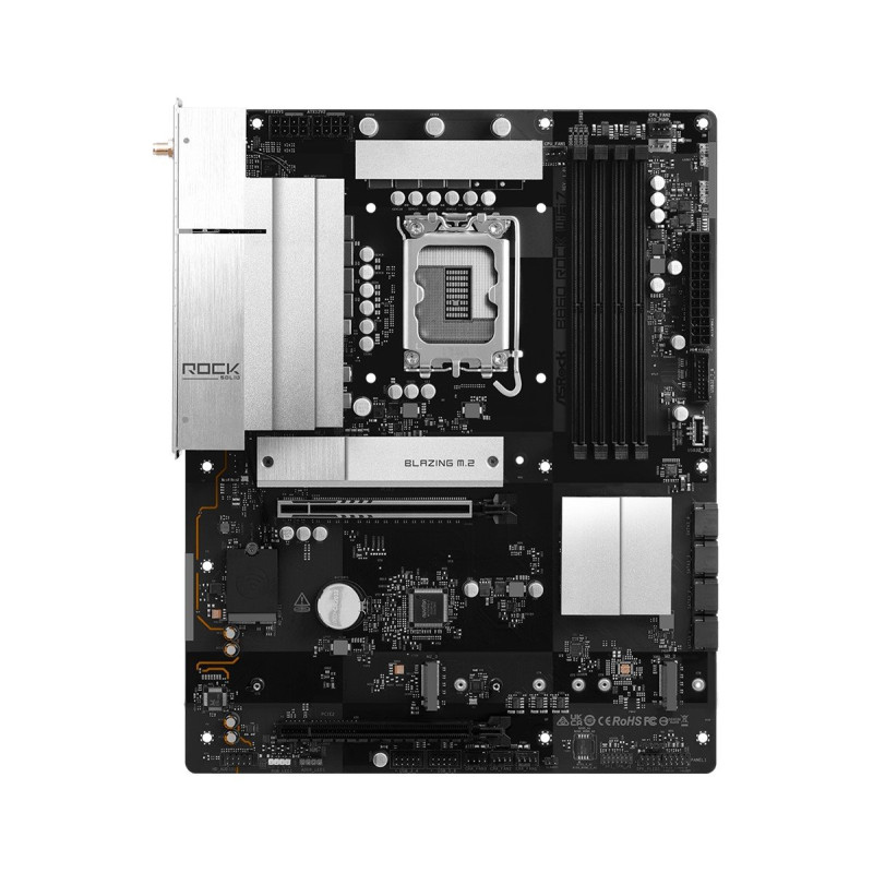 MB Asrock B860 ROCK WIFI 7 /LGA1851/4xDDR5/M.2/W7+BT5.4/HDMI/ATX