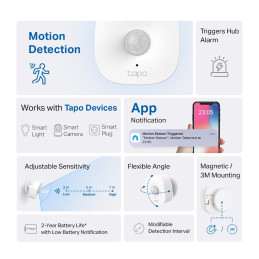 TP-Link Tapo T100 Smart pohybový senzor