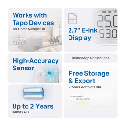 TP-Link Tapo T315 Chytrý teploměr a vlhkoměr