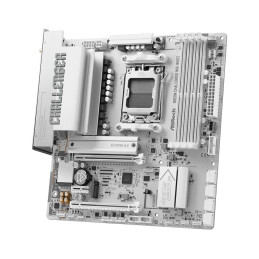MB Asrock B850M CHALLENGER WIFI WHITE /AM5/4xDDR5/M.2/W7+BT5.4/HDMI/mATX, White