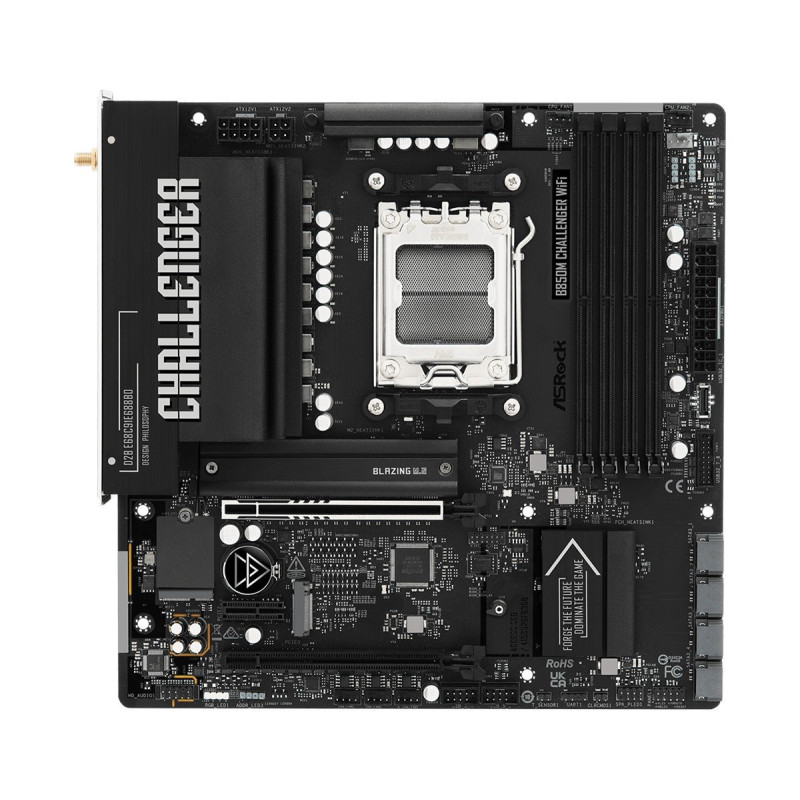 MB Asrock B850M CHALLENGER WIFI /AM5/4xDDR5/M.2/W7+BT5.4/HDMI/mATX
