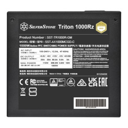 SilverStone Triton TR1000R-GM ATX 3.1, modulární, Cybenetics Gold, 1000W, černý