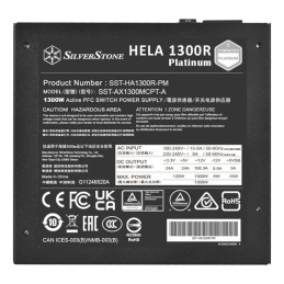 SilverStone HELA 1300R HA1300R-PM, ATX 3.1 1300W, modulární, Cybenetics Platinum