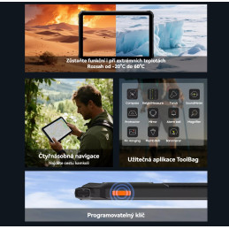 BLACKVIEW Rugged Tab Active 7 LTE 8GB/128GB 11",BLACK,Helio G81 Octa-core 2.0GHz,13MP/16MP+20MP,Night vision,Android 15