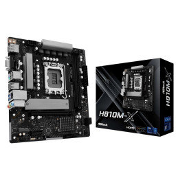 MB Asrock H810M-X /LGA1851/2xDDR5/M.2/HDMI/DP/D-sub/mATX