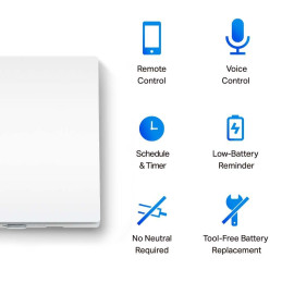 TP-link Tapo S210 Chytrý přepínač, 1-pólový, jednosměrný