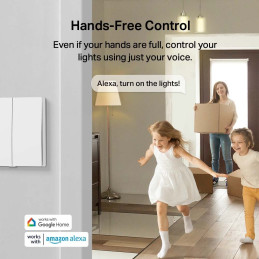 TP-Link Tapo S220 Chytrý přepínač, 2-pólový, jednosměrný