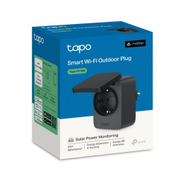 TP-link Tapo P410M Chytrá venkovní zásuvka s Wi-Fi a monitoringem, IP54