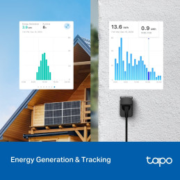 TP-link Tapo P410M Chytrá venkovní zásuvka s Wi-Fi a monitoringem, IP54