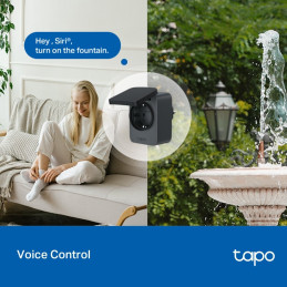 TP-link Tapo P410M Chytrá venkovní zásuvka s Wi-Fi a monitoringem, IP54
