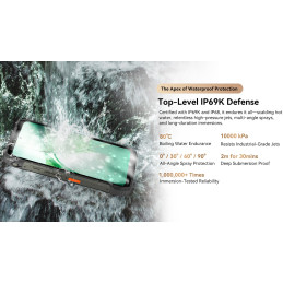 BLACKVIEW Rugged XPLORE 2 Projector Black,6.73" AMOLED 3200x1440 120Hz 12/256Gb MT 8300 Octa-Core 3.35GHz,50+20MP,NightV