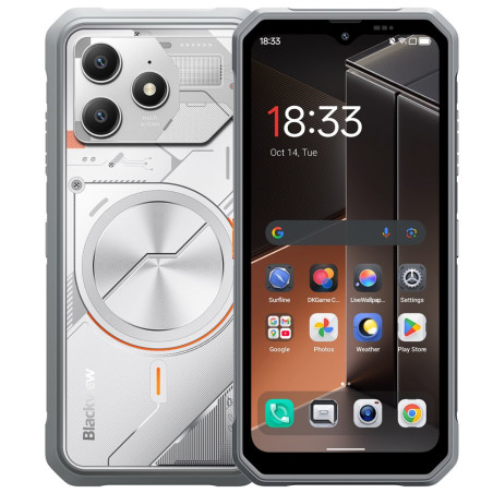 BLACKVIEW Rugged FORT100 LTE 6.56" WHITE,HD+ 1612x720,8+128GB,G81 Octa-Core 2.0GHz,13MP/16MP,NFC,5000mAh,Android 16