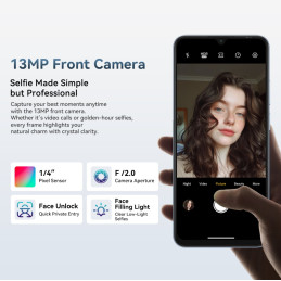 BLACKVIEW WAVE 10 LTE 6.88" BLACK,HD IPS 720x1640,8+128GB,UMS9230E Octa Core 1.6GHz,13MP/32MP,FaceID,5000mAh,Android 16