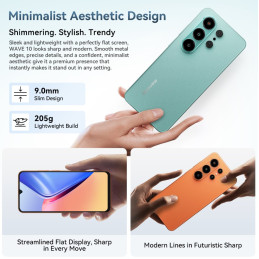 BLACKVIEW WAVE 10 LTE 6.88" BLACK,HD IPS 720x1640,8+128GB,UMS9230E Octa Core 1.6GHz,13MP/32MP,FaceID,5000mAh,Android 16