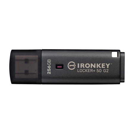 Kingston flash disk 256GB IronKey Locker+ 50 G2 FIPS 197 AES-256