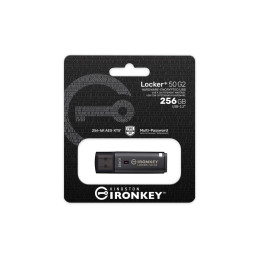 Kingston flash disk 256GB IronKey Locker+ 50 G2 FIPS 197 AES-256