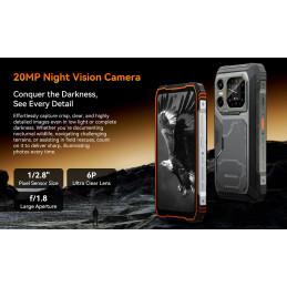 BLACKVIEW Rugged XPLORE 1 WT 5G Rugged 6.78",FHD 2460x1080,12+256GB,Octa-core 2.4Ghz,50+64MP+20MP,Night,20000mAh,Andr 15