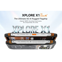 BLACKVIEW Rugged XPLORE 1X 5G Rugged 6.78",FHD 2460x1080,12+256GB,Octa-core 2.4Ghz,50+64MP+20MP,Night,20000mAh,Andr 15