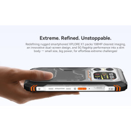 BLACKVIEW Rugged XPLORE 1X 5G Rugged 6.78",FHD 2460x1080,12+256GB,Octa-core 2.4Ghz,50+64MP+20MP,Night,20000mAh,Andr 15