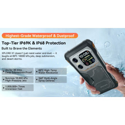 BLACKVIEW Rugged XPLORE 1X 5G Rugged 6.78",FHD 2460x1080,12+256GB,Octa-core 2.4Ghz,50+64MP+20MP,Night,20000mAh,Andr 15