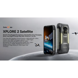 BLACKVIEW Rugged XPLORE 2 Satellite 5G 6.73" BLACK,AMOLED 3200x1440,Octa-Core 3.35GHz,50MP&50+20MP,20000mAh,Android 15