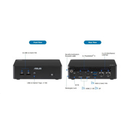 ASUS NUC 16 Pro Mini PC/NUC16GDK/Core Ultra X9-388H/LPDDR5-5600 32GB+1TB SSD+W11 PRO/USB 7x/2x LAN/WiFi/Intel Arc/L10/EU