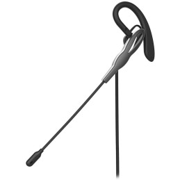 NEDIS headset/ PC sluchátka + mikrofon/ do uší/ Mono/ 96 dB/ USB-C/ USB-A/ černo-šedé