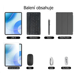 BLACKVIEW Tab LINK 8 SET WiFi 12.7" PURPLE,2176x1600,6GB+256GB,G100 Octa-core 2.2GHz,13MP+16MP,8400mAh,Android 15