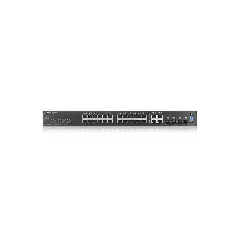 ZyXEL GS2220-28,EU region,24-port GbE L2 Switch with GbE Uplink (1 year NCC Pro pack license bundled)