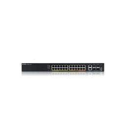 ZyXEL XGS2220-30HP, L3 Access Switch, 400W PoE, 16xPoE+/10xPoE++, 24x1G RJ45 2x10mG RJ45, 4x10G SFP+ Uplink, incl. 1 yr