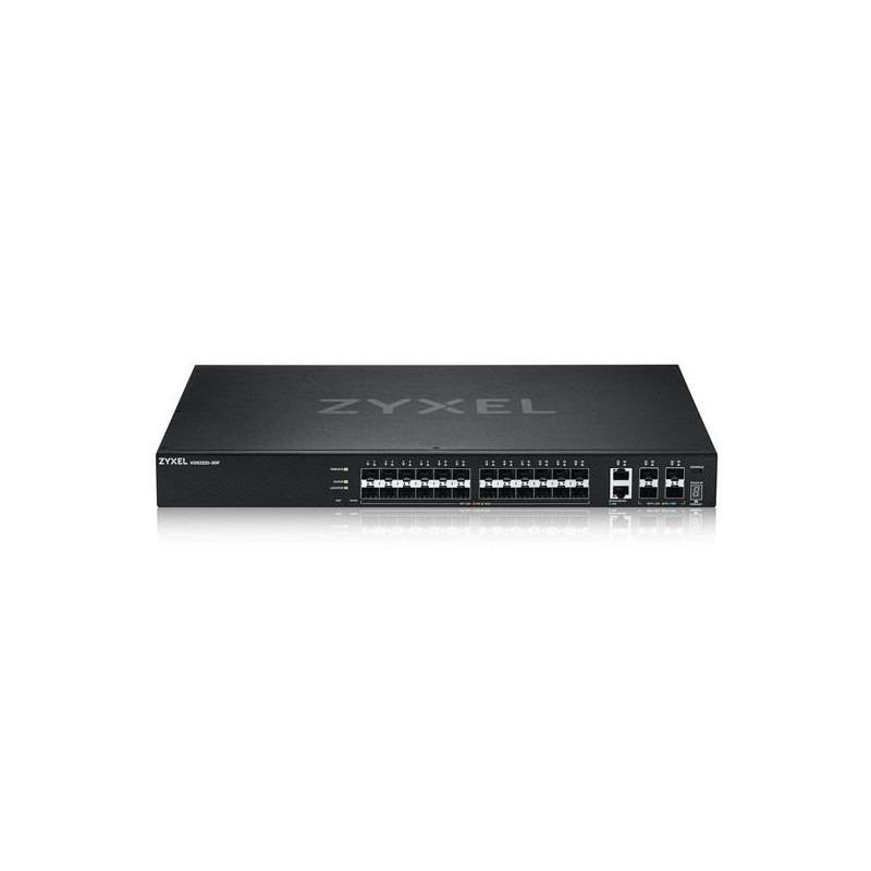 ZyXEL XGS2220-30F, L3 Access Switch, 24x1G SFP, 2x10mG RJ45, 4x10G SFP+ Uplink, incl. 1 yr NebulaFlex Pro