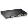ZyXEL XGS2220-54HP, L3 Access Switch, 600W PoE, 40xPoE+/10xPoE++, 48x1G RJ45 2x10mG RJ45, 4x10G SFP+ Uplink, incl. 1 yr