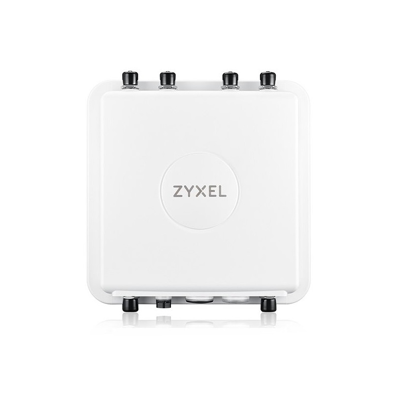 ZyXEL WAX655E, 802.11ax 4x4 Outdoor Access Point  external Antennas (not included), Single Pack exclude Power Adaptor,