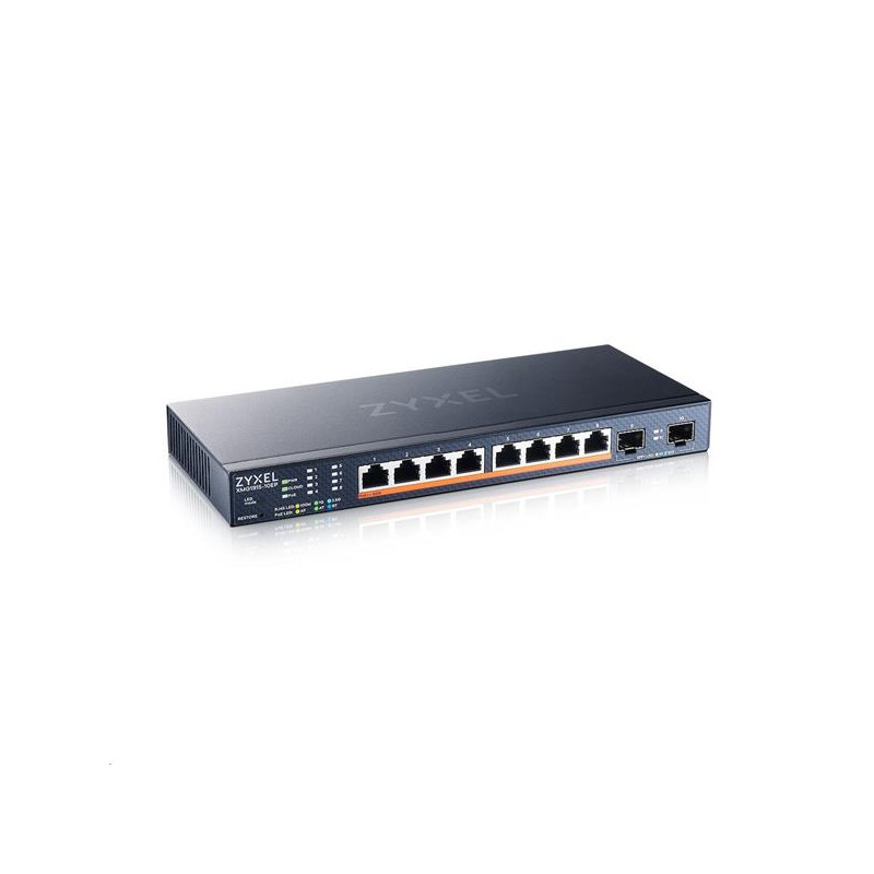 Zyxel XMG1915-10EP, 8-port 2.5GbE, 2 SFP+, 8 x PoE++ 130W Smart Switch, hybird mode, standalone or NebulaFlex Cloud