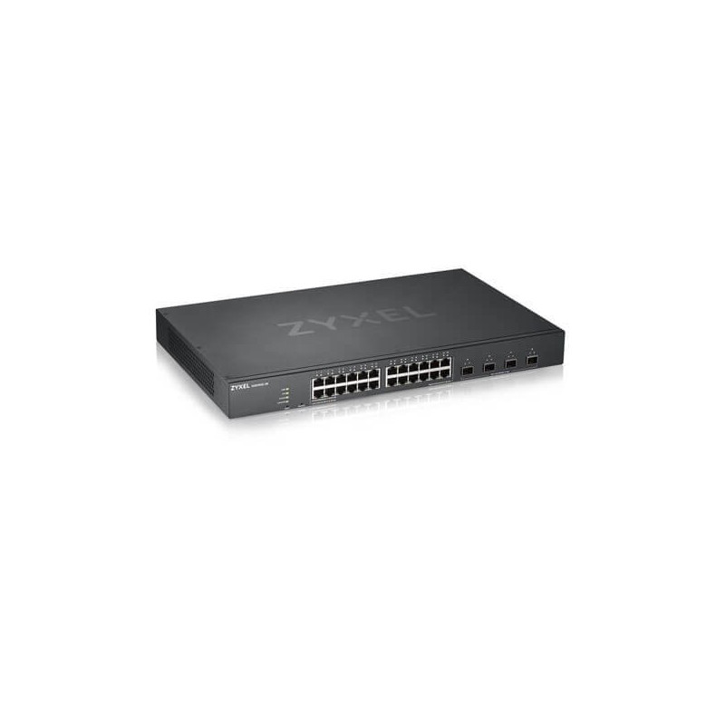 Zyxel XGS1935-28, 28 Port Lite-L3 Smart Managed Switch, 24x Gigabit Copper and 4x 10G SFP+, hybrid mode, standalone or N